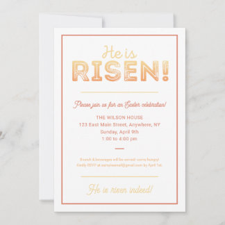 Invitación de Pascua Cristiana