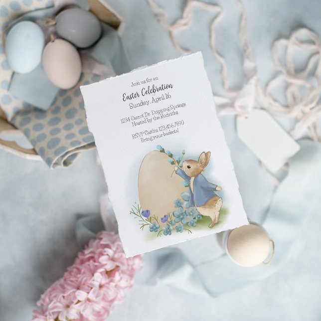 Invitación de Pascua de Peter Rabbit (Subido por el creador)