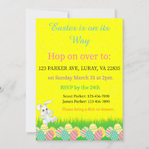 Invitación de Pascua en camino 