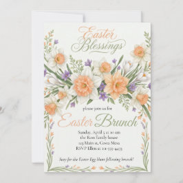 Invitación de Pascua Floral de Albaricoque Botánic
