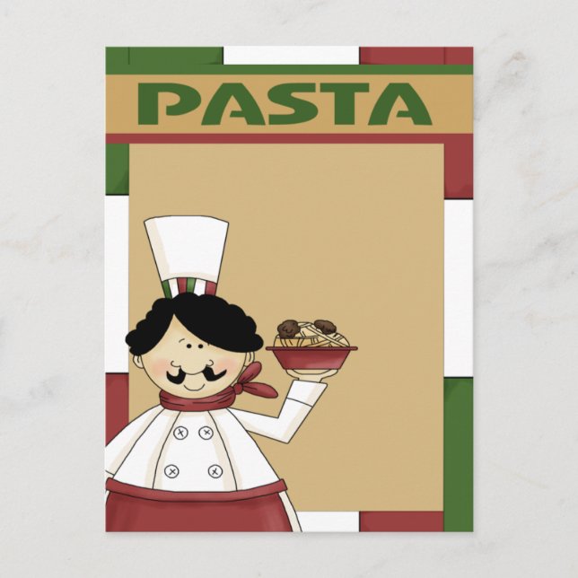 Invitación de Pasta Party (Anverso)