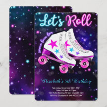 Invitación de patinaje en línea