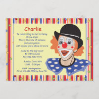 Invitación de payaso