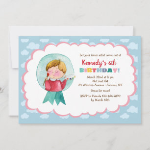 Invitación de pequeños artistas
