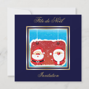 Invitación de Père Noël Fête de Noël