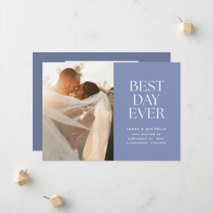 Invitación de Periwinkle Best Day Ever Boda
