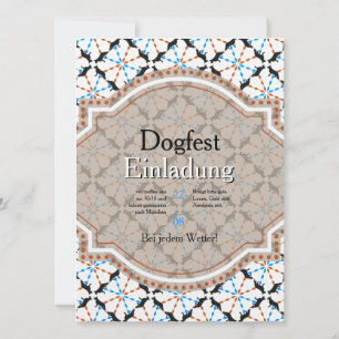 Invitación de perro pastor