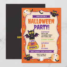 Invitación de persona para fiesta de Halloween de