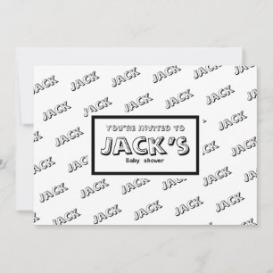invitación de personalizable ducha de bebé