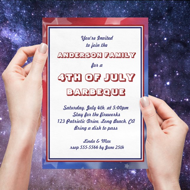 Invitación de Personalizado a un evento patriótico (Subido por el creador)