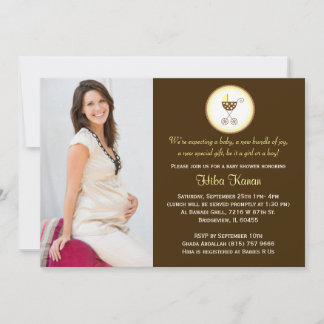 Invitación de Personalizado Baby Shower - Hiba