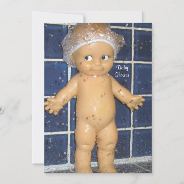 Invitación de Personalizado Baby Shower para niño  (Anverso)