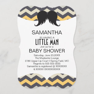 Invitación de Personalizado de Baby Shower de los 