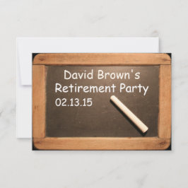 Invitación de Personalizado de Fiesta jubilado de 