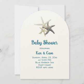 Invitación de Personalizado de la familia Starfish