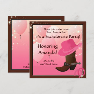 Invitación de Personalizado de la fiesta de la Bac