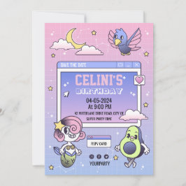 invitación de personalizado de mano para el hijo
