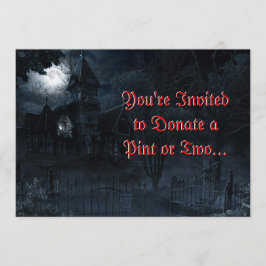 Invitación de Personalizado de mansión embrujada
