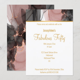 INVITACIÓN DE PERSONALIZADO DE ROSA DE FLOTACIÓN D