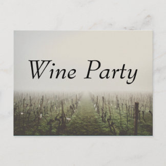 Invitación de Personalizado de viñedos Fiesta de v