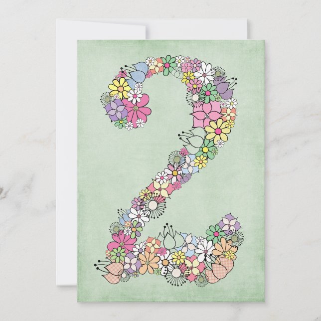 Invitación de Personalizado Fiesta de cumpleaños 2 (Anverso)