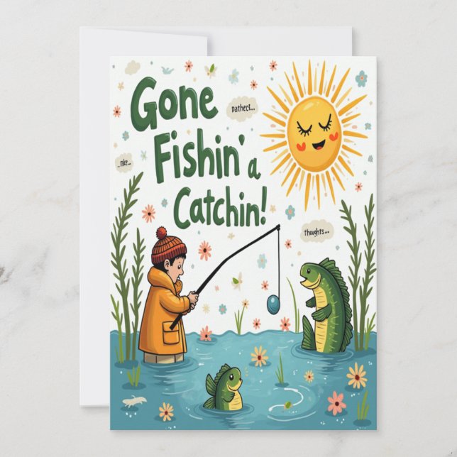 Invitación de pesca (Anverso)