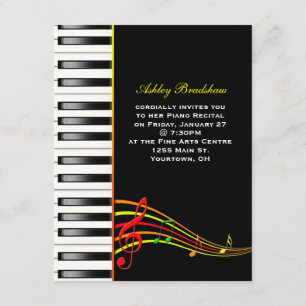 Invitación de Piano Recital