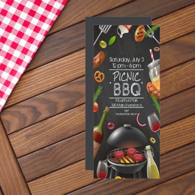 invitación de picnic de bbq (Subido por el creador)