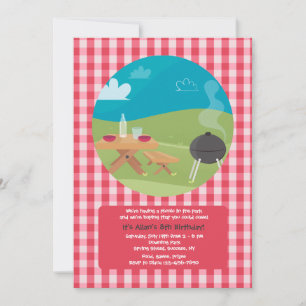 Invitación de picnic de verano