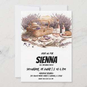 Invitación de picnic de verano