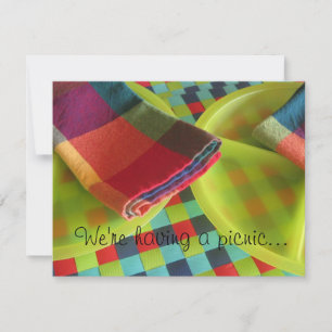 Invitación de picnic de verano - ¡Fiesta!