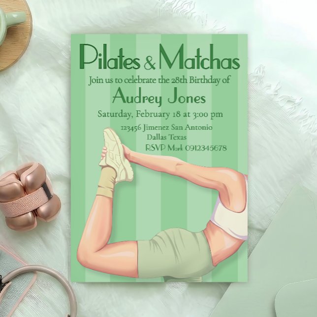 invitación de Pilates y Matchas (Subido por el creador)