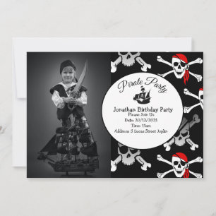 Invitación de Pirate Boy Party
