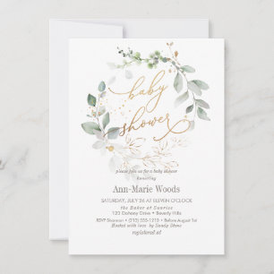 Invitación de PixDezines para baby shower con coro