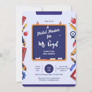 Invitación de Pizarra Escolar