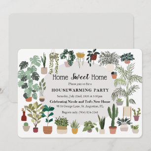 Invitación de planta para inauguración de casa Hog