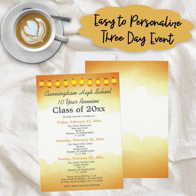 Invitación de plantilla de 3 días de la Reunión de (Subido por el creador)