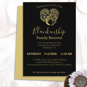 Invitación de plantilla de reunión familiar del ár