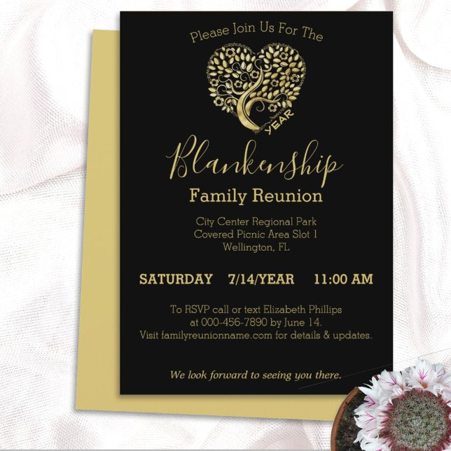 Invitación de plantilla de reunión familiar del ár (Subido por el creador)