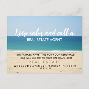 invitación de playa inmobiliario