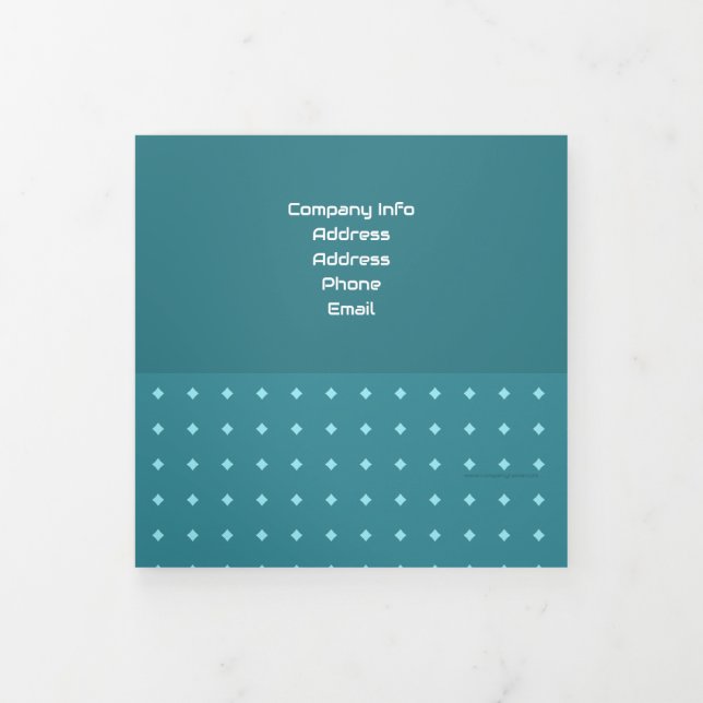 Invitación de plegado de letra triple (Foto de portada)