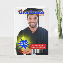 Invitación de portada de la revista Graduation Par