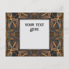 Invitación de postal de especificaciones