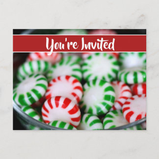 Invitación de postal de Fiesta de Navidades de las