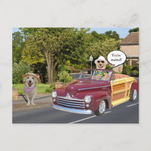 Invitación de postales de personalizable