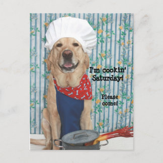 Invitación de postales de personalizable BBQ