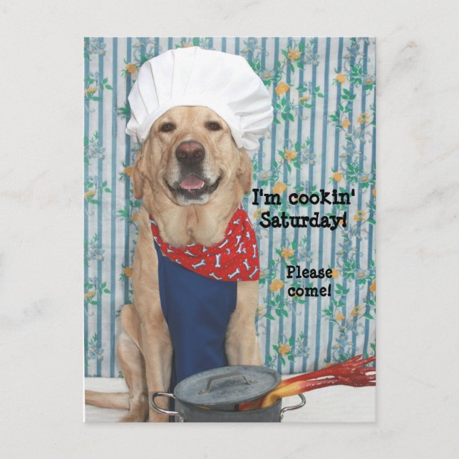 Invitación de postales de personalizable BBQ (Anverso)