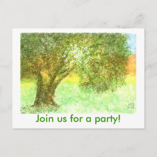 Invitación de postales fiesta - Oak de verano