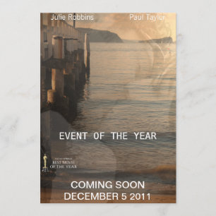 Invitación de Poster de película