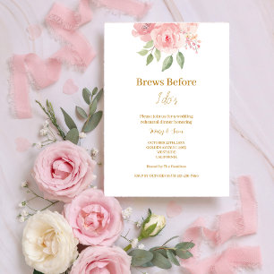 Invitación de preparaciones de acuarela ROSE antes